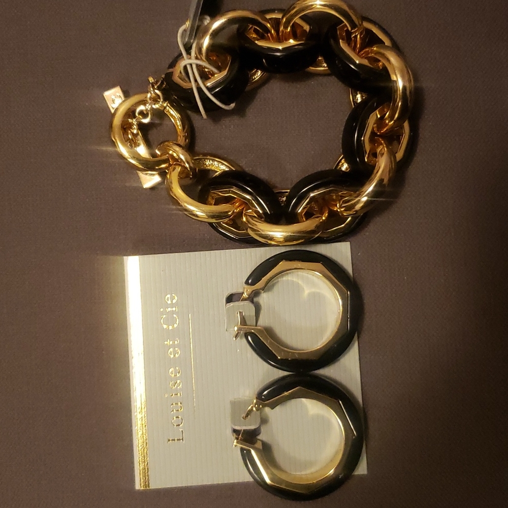 Louise et Cie Braclet and Earrings new